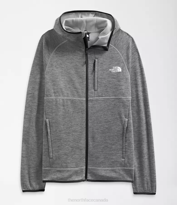 TNF Medium Grey Heather Men The North Face Canyonlands Hoodie 42D0922
