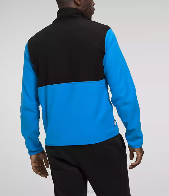 Optic Blue/TNF Black Men The North Face Alpine Polartec 100 -Zip 42D0776