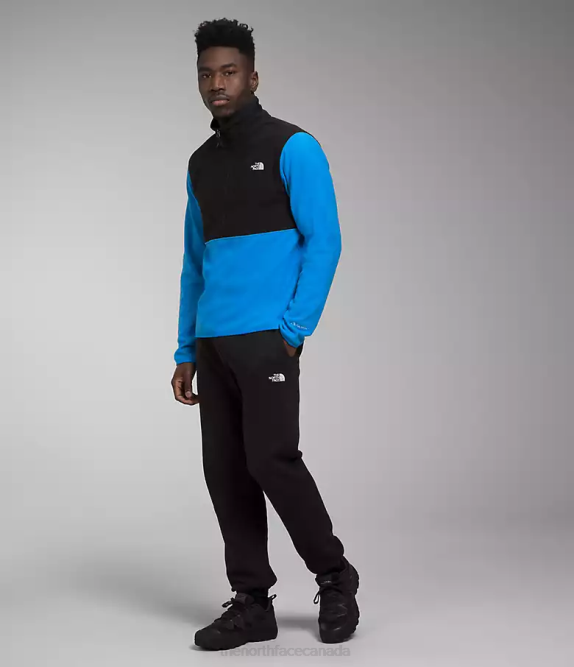 Optic Blue/TNF Black Men The North Face Alpine Polartec 100 -Zip 42D0776