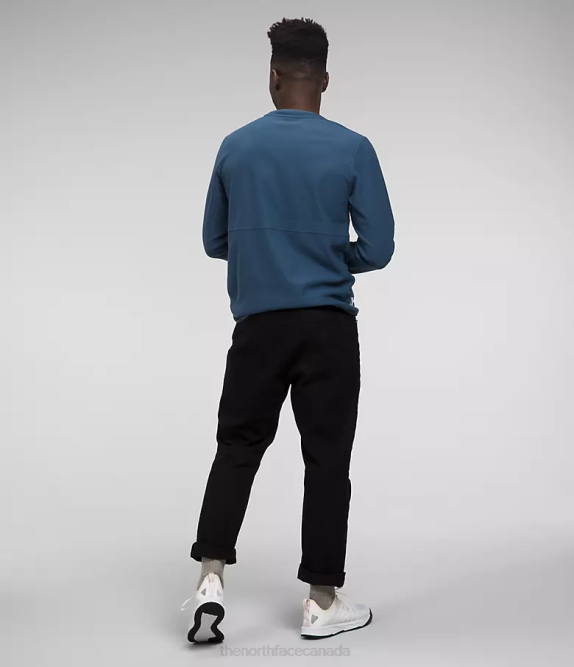 Shady Blue Men The North Face Alpine Polartec 100 Crew 42D0206