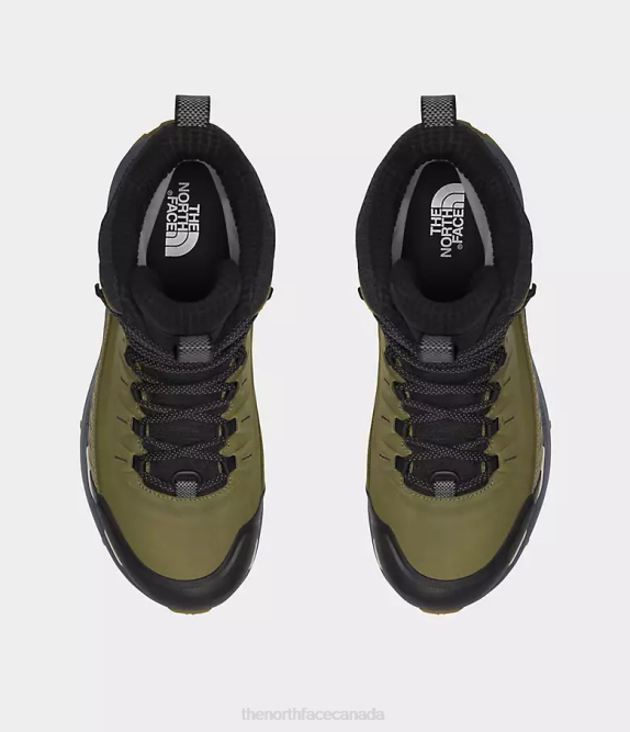 Military Olive/TNF Black Men The North Face VECTIV Fastpack Insulated FUTURELIGHT Boots 42D0931