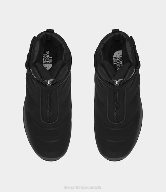 TNF Black/Asphalt Grey Men The North Face Nuptse II Strap Waterproof Boots 42D0932