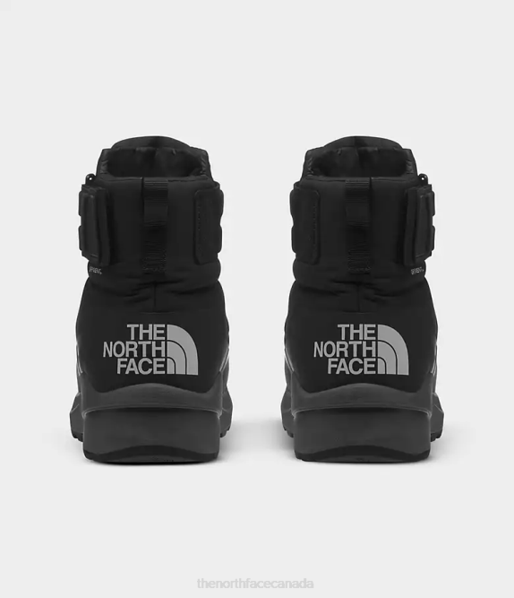 TNF Black/Asphalt Grey Men The North Face Nuptse II Strap Waterproof Boots 42D0932