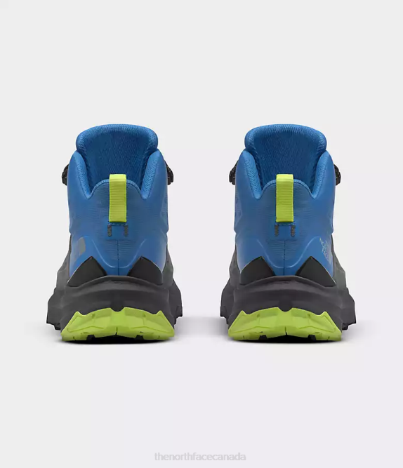 Vanadis Grey/Super Sonic Blue Men The North Face VECTIV Exploris 2 Mid FUTURELIGHT Leather Boots 42D0611