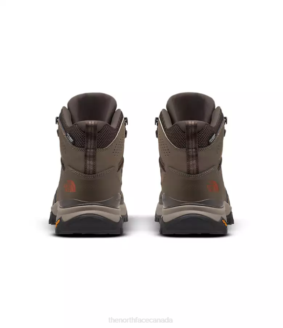 Bipartisan Brown/Coffee Brown Men The North Face Hedgehog Fastpack II Mid WP Boots 42D01218