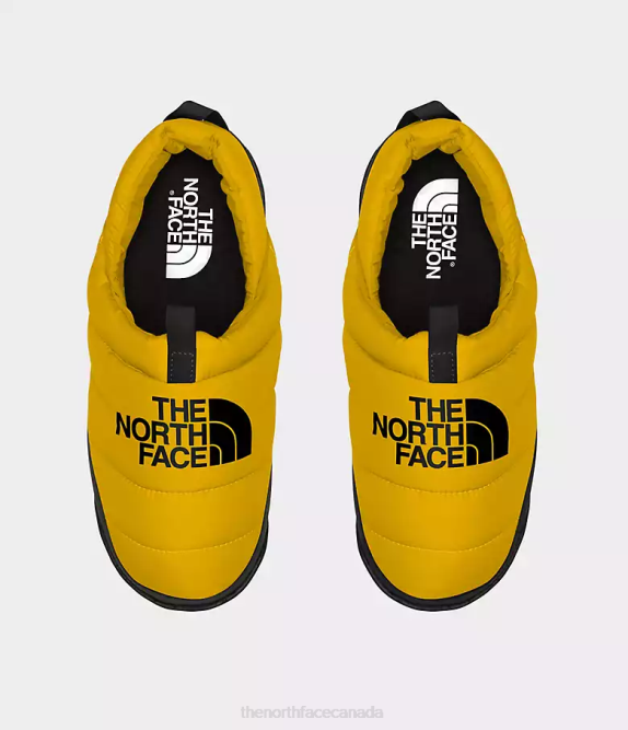 Summit Gold/TNF Black Men The North Face Nuptse Mules 42D0555