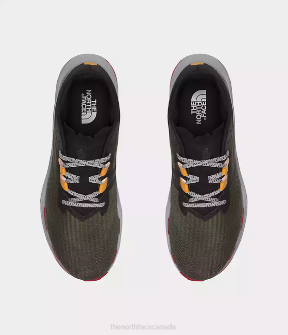 New Taupe Green/TNF Black Men The North Face VECTIV Eminus Shoes 42D01168