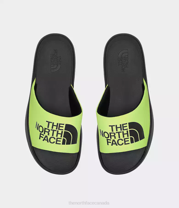 Led Yellow/TNF Black Men The North Face Triarch Slides 42D0963