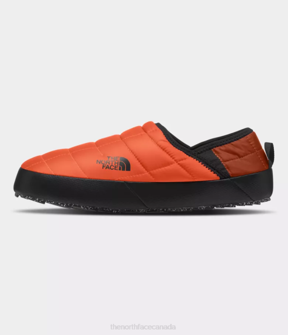 Retro Orange/TNF Black Men The North Face ThermoBall Traction Mules V 42D01137