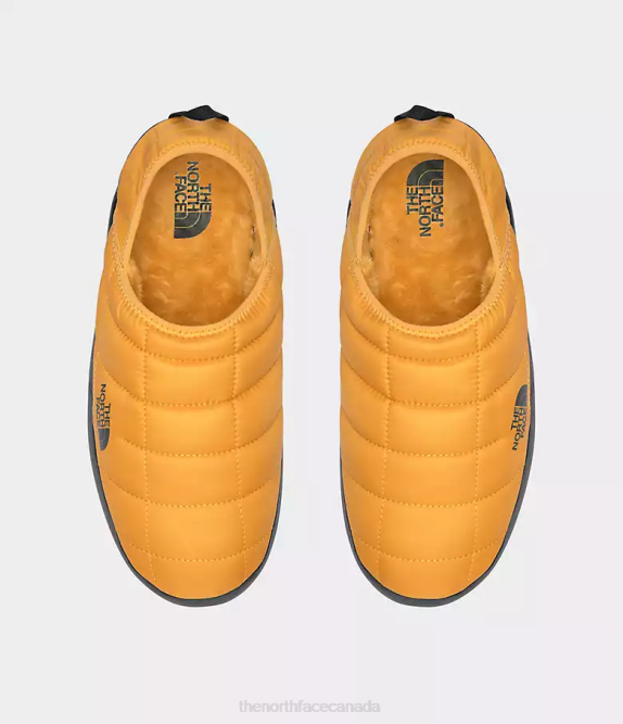 Summit Gold/TNF Black Men The North Face ThermoBall Traction Mules V 42D01131