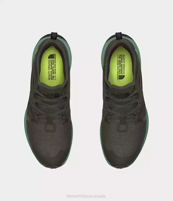 New Taupe Green/Deep Grass Green Men The North Face Oxeye Shoes 42D01079