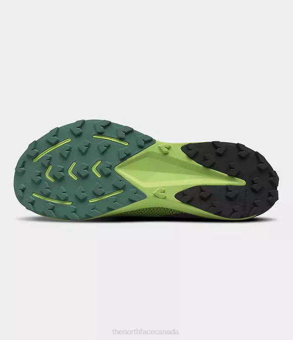 Led Yellow/TNF Black Men The North Face Summit Series VECTIV Sky Shoes 42D0837