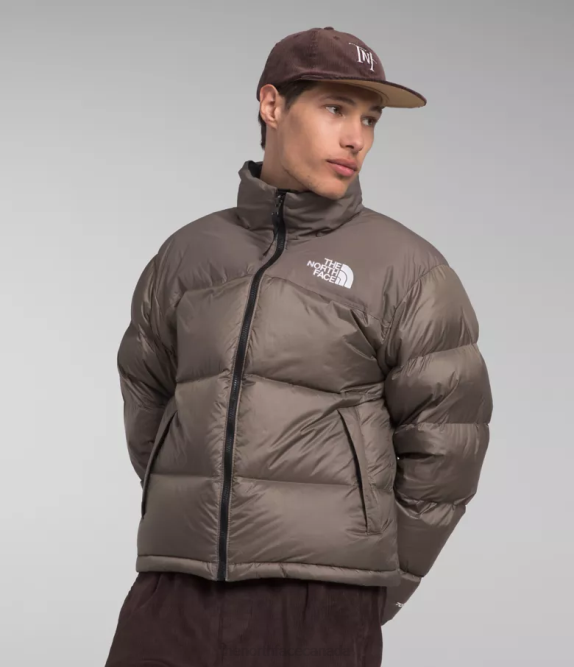 Falcon Brown Men The North Face 1996 Retro Nuptse Jacket 42D0470