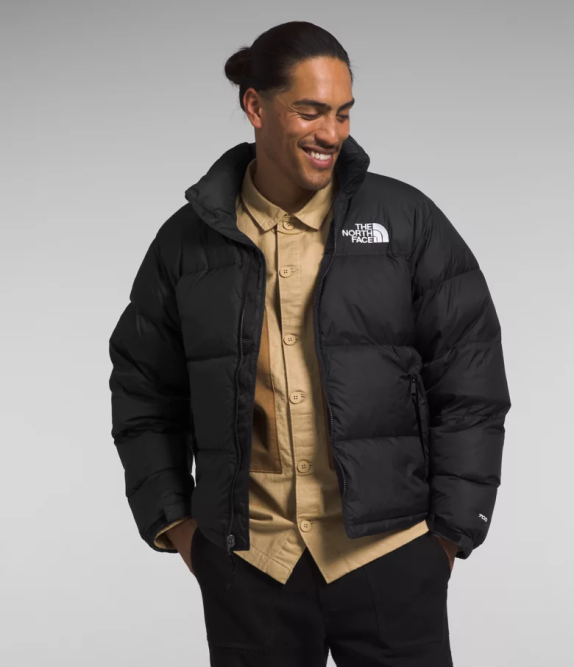 Recycled TNF Black Men The North Face 1996 Retro Nuptse Jacket 42D0468