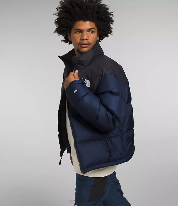 Summit Navy/TNF Black Men The North Face 1996 Retro Nuptse Jacket 42D0473