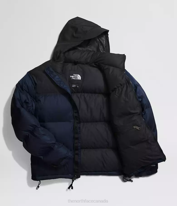 Summit Navy/TNF Black Men The North Face 1996 Retro Nuptse Jacket 42D0473