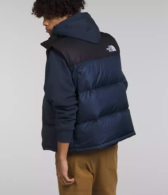 Summit Navy/TNF Black Men The North Face 1996 Retro Nuptse Vest 42D0292