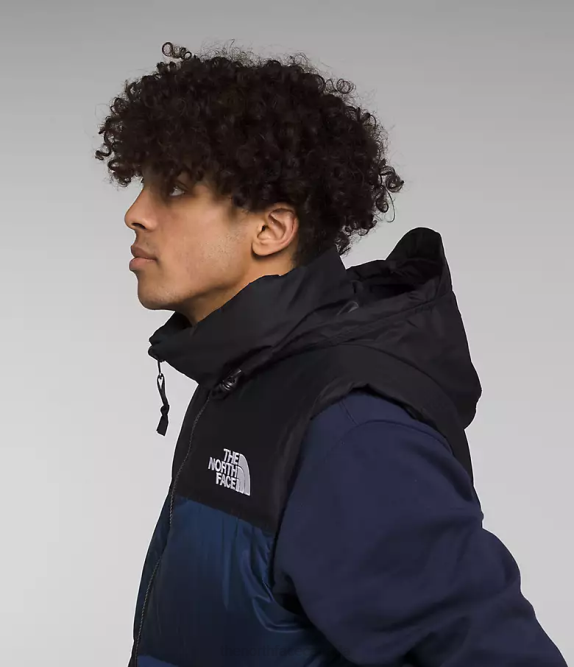 Summit Navy/TNF Black Men The North Face 1996 Retro Nuptse Vest 42D0292