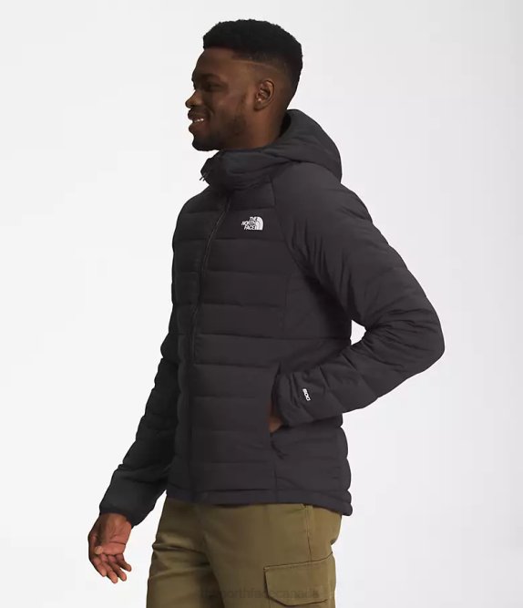 TNF Black Men The North Face Belleview Stretch Down Hoodie 42D0921