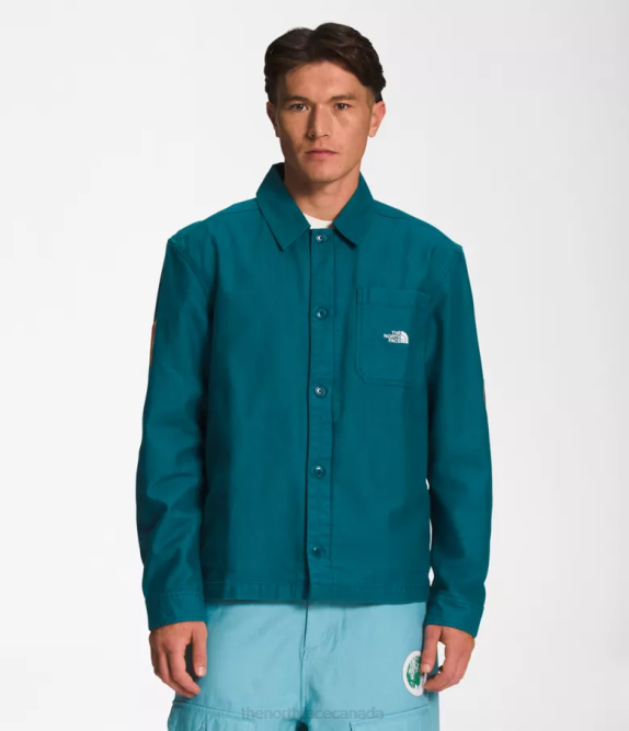 Blue Coral Men The North Face Valley Shacket 42D011