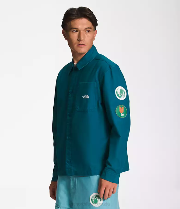 Blue Coral Men The North Face Valley Shacket 42D011