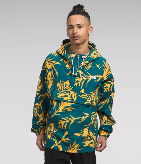 Blue Coral Tropical Paint Brush Print Men The North Face Class V Pullover 42D0593