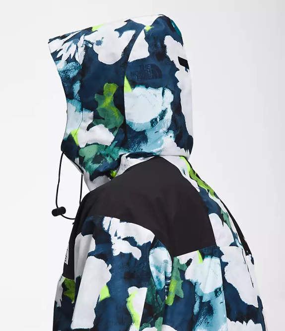 Smmt Navy Abstract Floral Print Men The North Face 86 Retro Mountain Jacket 42D01293