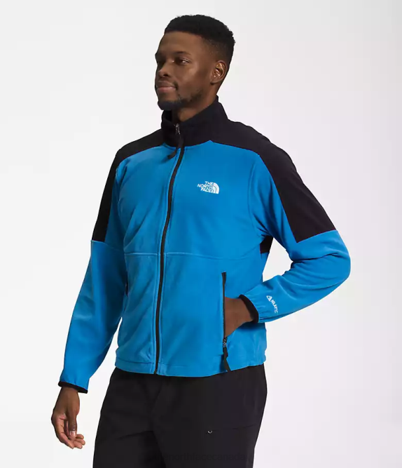 Super Sonic Blue/TNF Black Men The North Face TNF Polartec 100 Full-Zip 42D0484