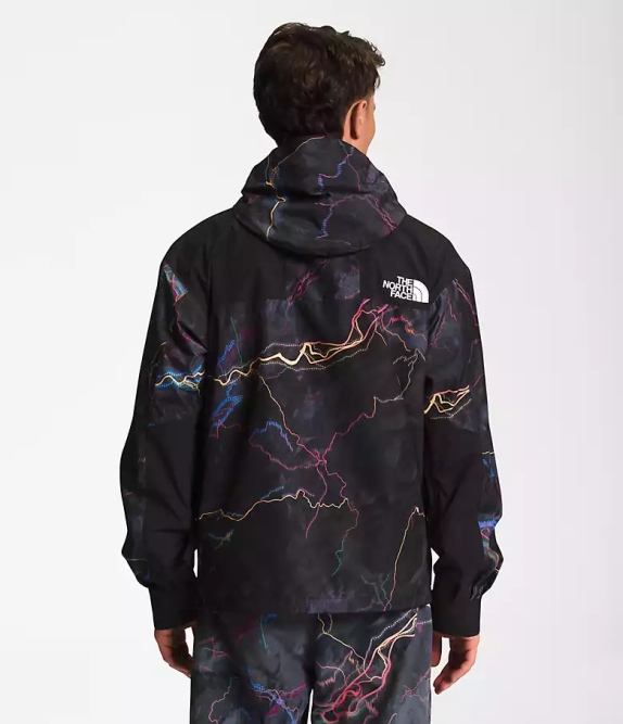 TNF Black Trail Glow Print Men The North Face 86 Retro Mountain Jacket 42D01294