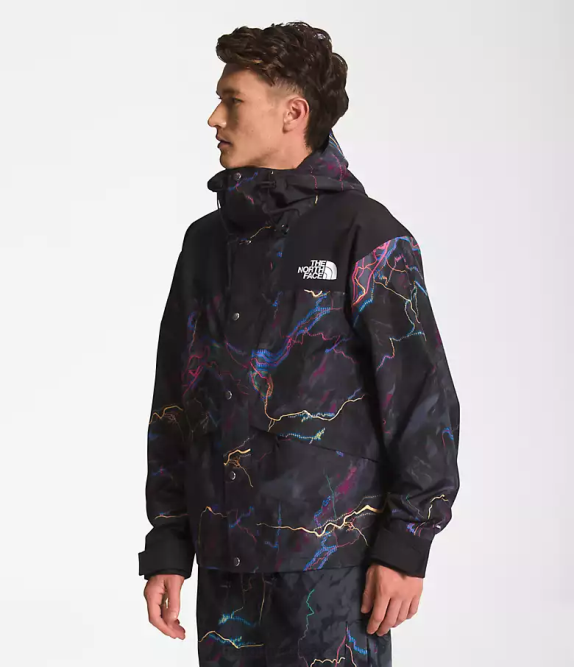 TNF Black Trail Glow Print Men The North Face 86 Retro Mountain Jacket 42D01294
