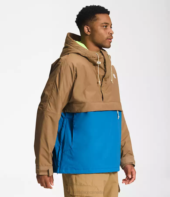 Utility Brown/Super Sonic Blue Men The North Face 78 Low-Fi Hi-Tek Windjammer 42D0702