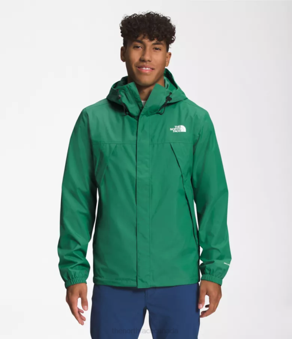 Deep Grass Green Men The North Face Antora Jacket 42D0286