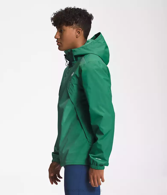 Deep Grass Green Men The North Face Antora Jacket 42D0286