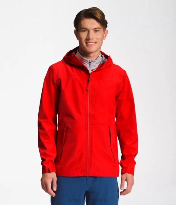 Fiery Red Men The North Face Dryzzle FUTURELIGHT Jacket 42D01115