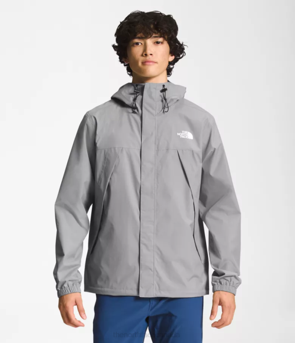 Meld Grey Men The North Face Antora Jacket 42D0279