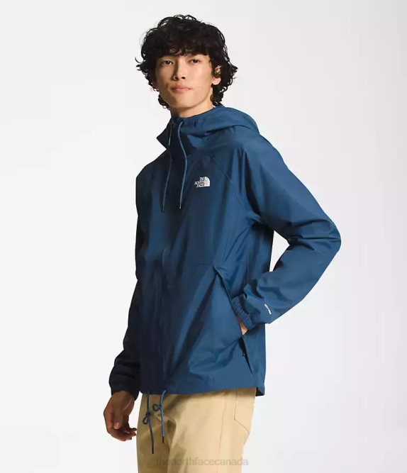 Shady Blue Men The North Face Antora Rain Hoodie 42D01195