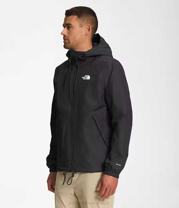 TNF Black Men The North Face Antora Rain Hoodie 42D01193