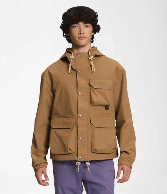Utility Brown Men The North Face M66 Utility Rain Jacket 42D0297