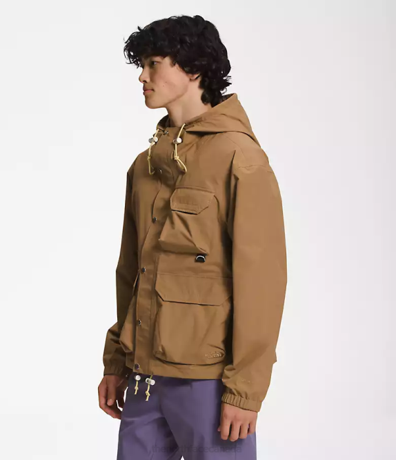 Utility Brown Men The North Face M66 Utility Rain Jacket 42D0297