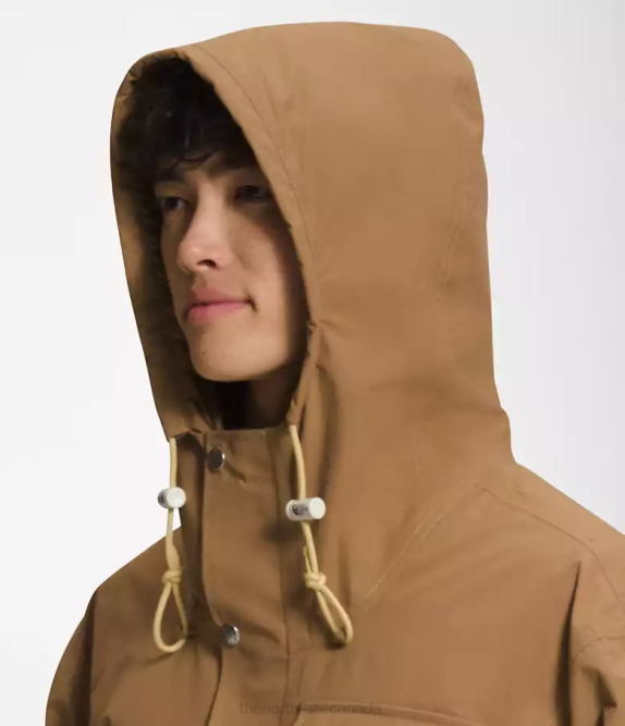 Utility Brown Men The North Face M66 Utility Rain Jacket 42D0297