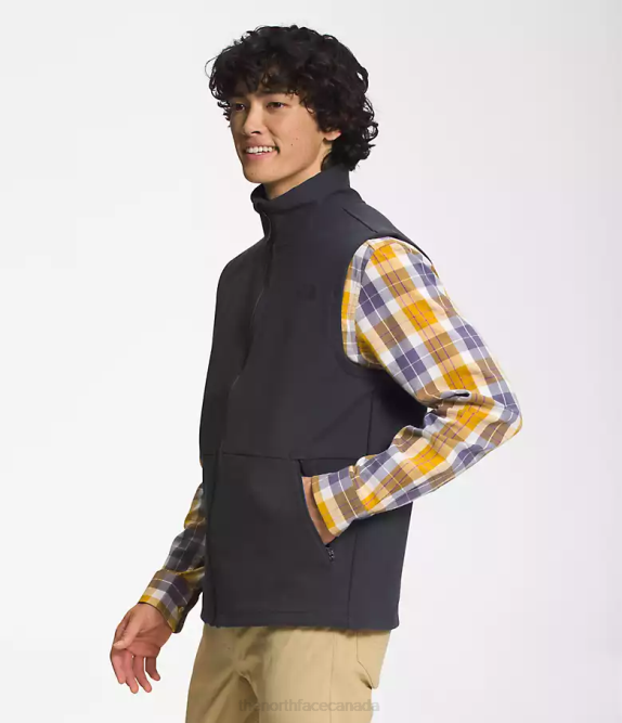 Asphalt Grey Dark Heather Men The North Face Camden Soft Shell Vest 42D0644