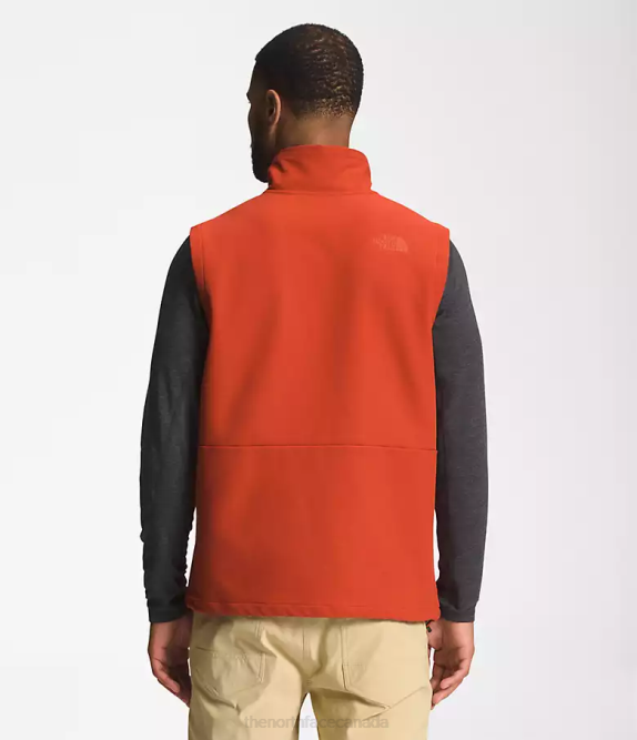 Rusted Bronze Dark Heather Men The North Face Camden Soft Shell Vest 42D0646