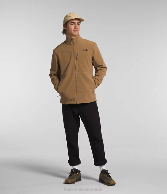 Utility Brown Men The North Face Apex Bionic 3 Jacket 42D01157