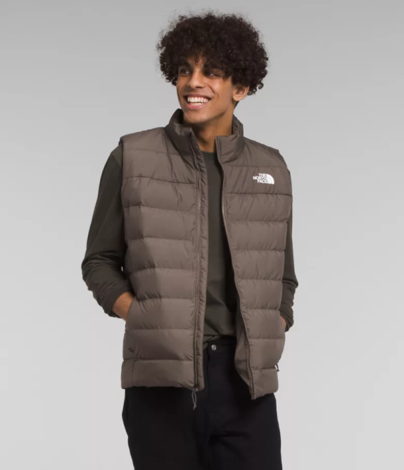 Falcon Brown Men The North Face Aconcagua 3 Vest 42D0992