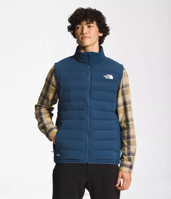 Shady Blue Men The North Face Belleview Stretch Down Vest 42D01034