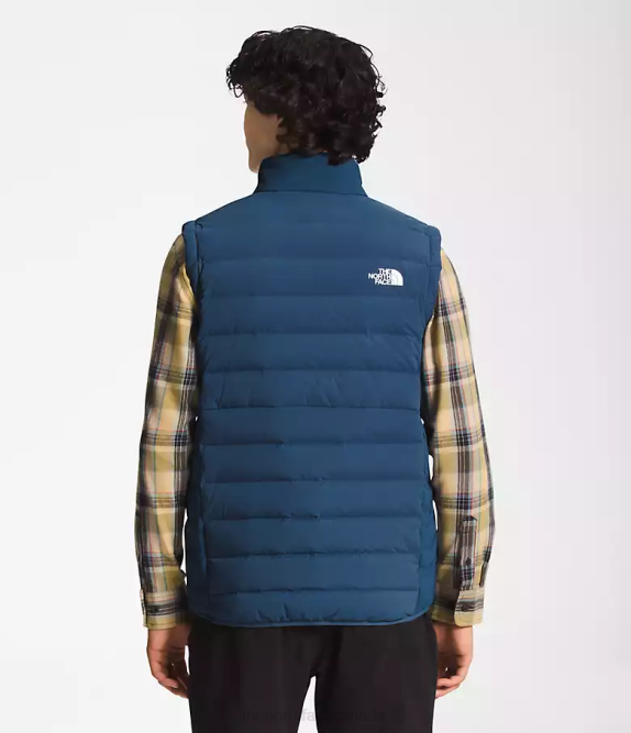 Shady Blue Men The North Face Belleview Stretch Down Vest 42D01034