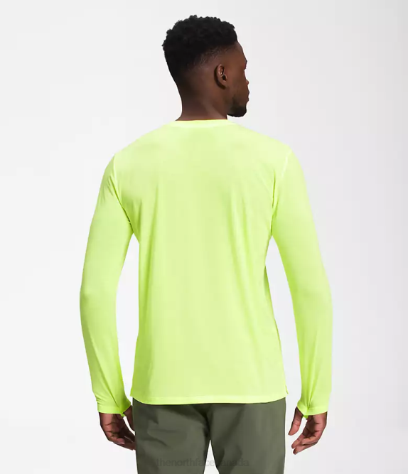 LED Yellow Men The North Face Wander Long-Sleeve 42D023