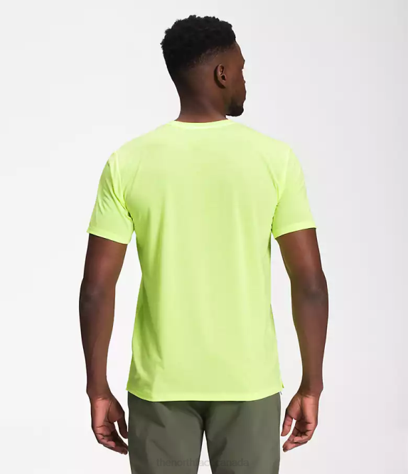 LED Yellow Men The North Face Wander Short-Sleeve 42D01258