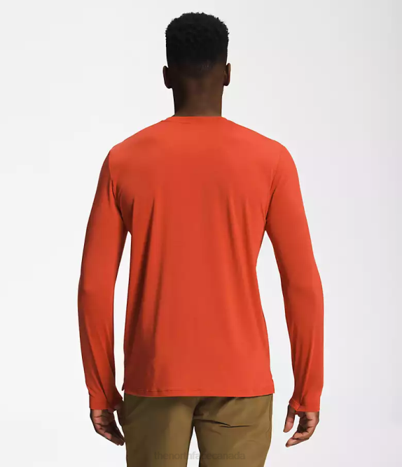 Rusted Bronze Men The North Face Wander Long-Sleeve 42D024