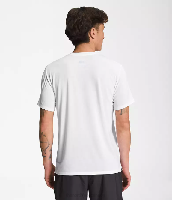 TNF White Men The North Face Wander Short-Sleeve 42D01259